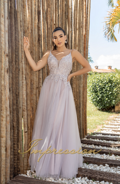 Vestido de Festa Longo Lilas - Imagem 2