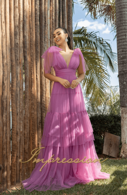 Vestido de Festa Longo Orquidea - Imagem 2