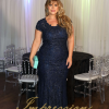 Vestido de Festa Longo Plus Size Marinho - Imagem 3