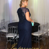 Vestido de Festa Longo Plus Size Marinho - Imagem 4