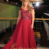 Vestido de Festa Longo Plus Size Marsala - Imagem 3