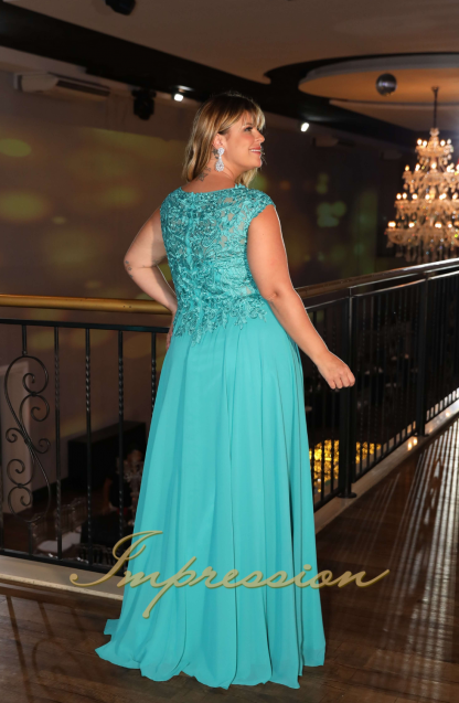 Vestido de Festa Longo Plus Size Tifany - Imagem 4
