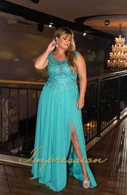 Vestido de Festa Longo Plus Size Tifany - Imagem 3