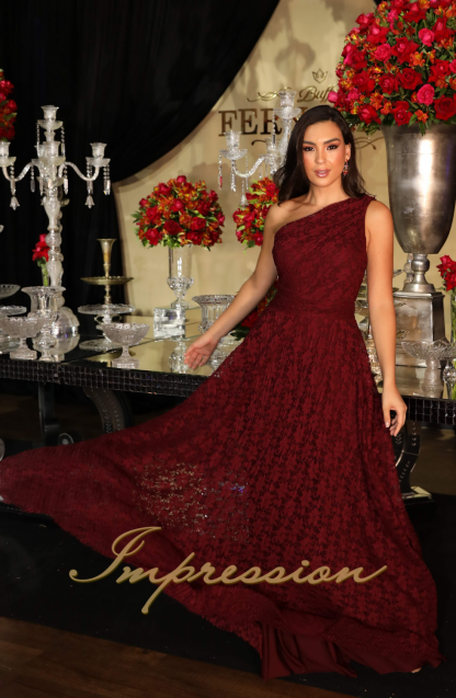 Vestido de Festa Longo Marsala - Imagem 4