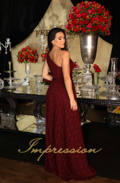 Vestido de Festa Longo Marsala - Imagem 2