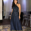 Vestido de Festa Longo Azul Marinho - Imagem 2