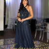 Vestido de Festa Longo Azul Marinho - Imagem 3