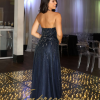 Vestido de Festa Longo Azul Marinho - Imagem 4