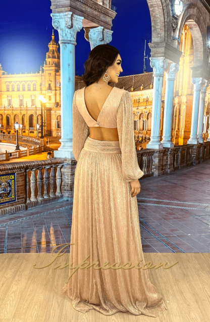 Vestido de Festa Longo Rose - Image 4