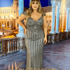 Vestido de Festa Longo Plus Size Grafite - Imagem 2