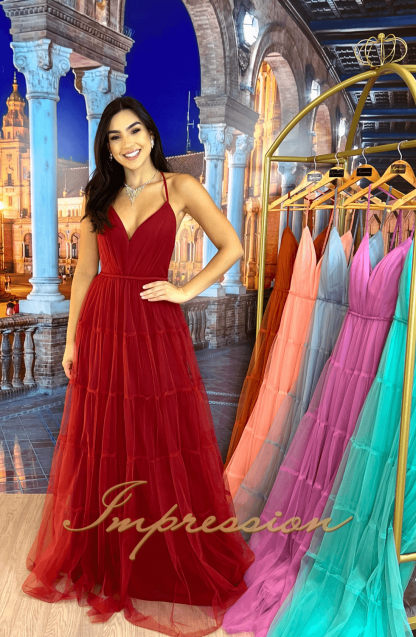 Vestido de Festa Longo Marsala - Imagem 3