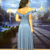 Vestido de Festa Longo Azul - Imagem 2