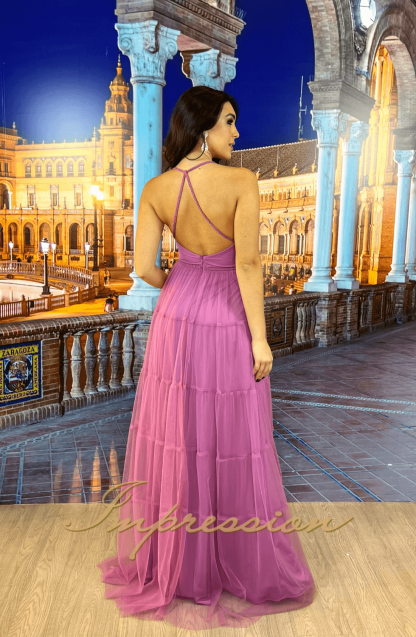 Vestido de Festa Longo Orquidea - Image 2