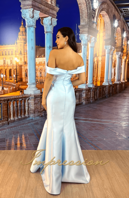 Vestido de Festa Longo Azul Serenity - Image 2