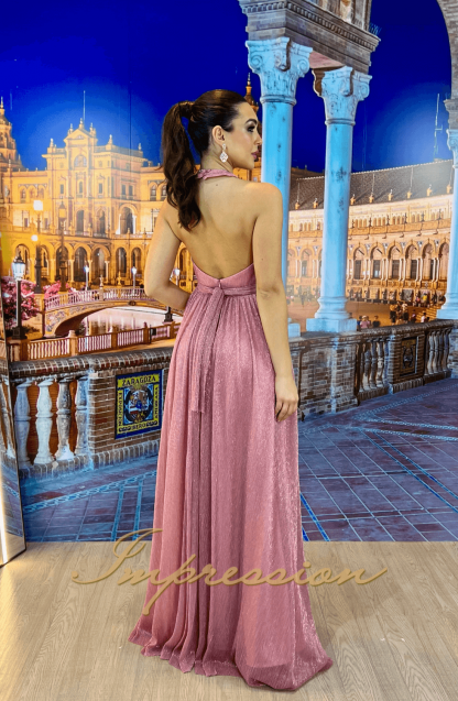Vestido de Festa Longo Rosa - Imagem 2