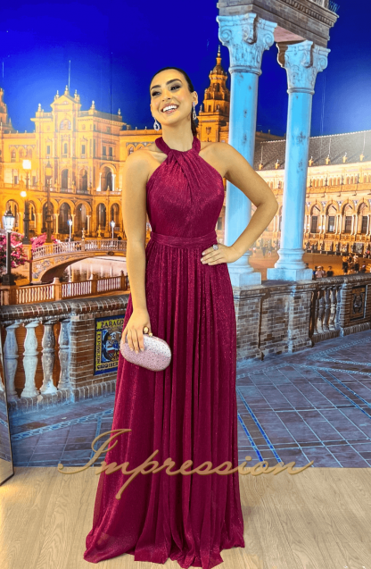 Vestido de Festa Longo Fucsia - Image 3