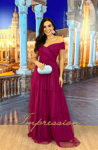 Vestido de Festa Longo Fucsia - Image 3