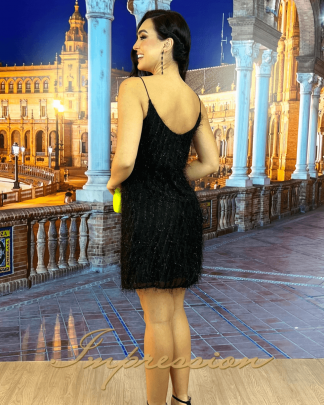 Vestido de Festa Curto Preto