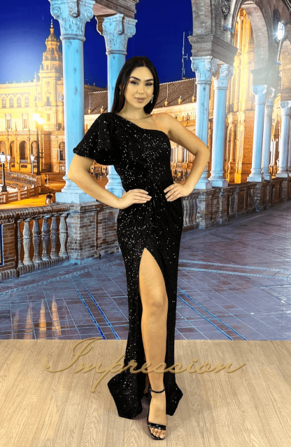 Vestido de Festa Longo Preto