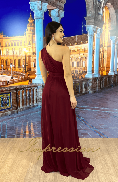 Vestido de Festa Longo Marsala - Imagem 2