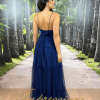 Vestido de Festa Longo Azul Marinho - Imagem 2