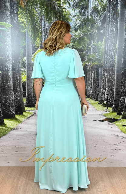 Vestido de Festa Longo Plus Size Tifany - Image 2