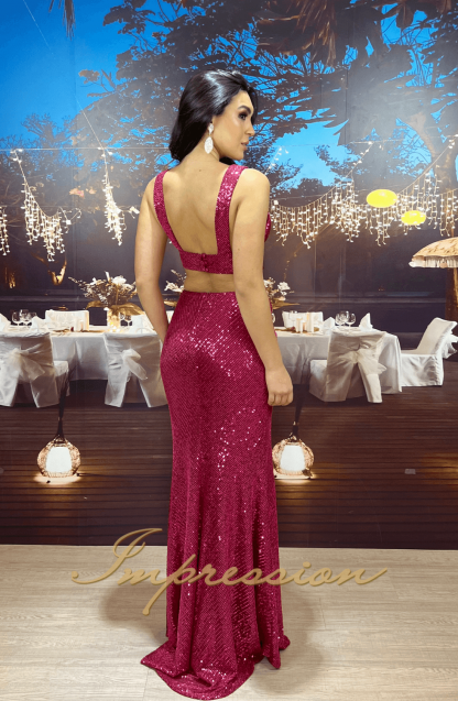 Vestido de Festa Longo Pink - Image 2