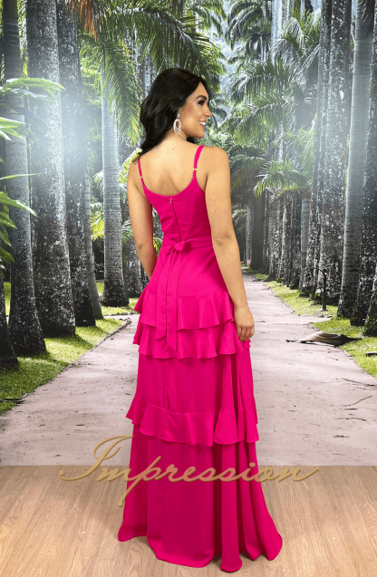Vestido de Festa Longo Pink - Image 2