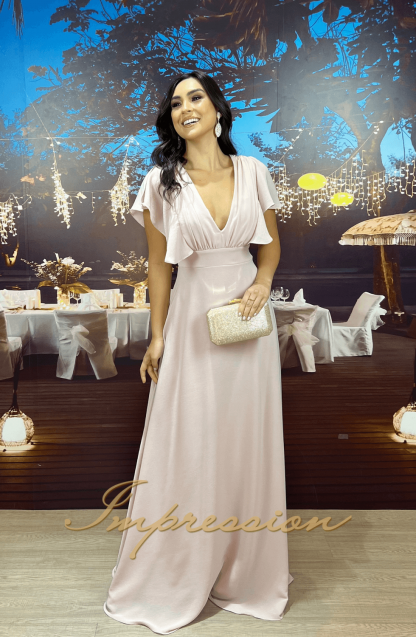 Vestido de Festa Longo Rose