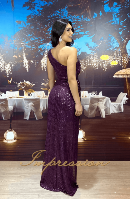 Vestido de Festa Longo Uva - Imagem 2