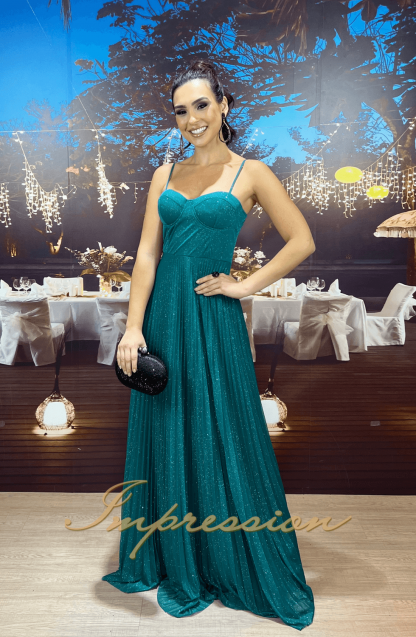 Vestido de Festa Longo Petroleo - Image 3
