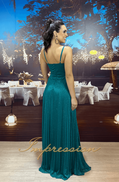 Vestido de Festa Longo Petroleo - Image 2