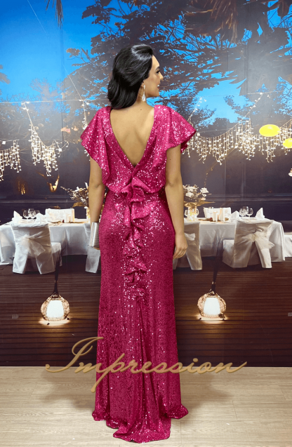 Vestido de Festa Longo Pink - Image 2