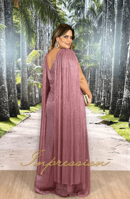 Vestido de Festa Longo Plus Size Rose - Imagem 2
