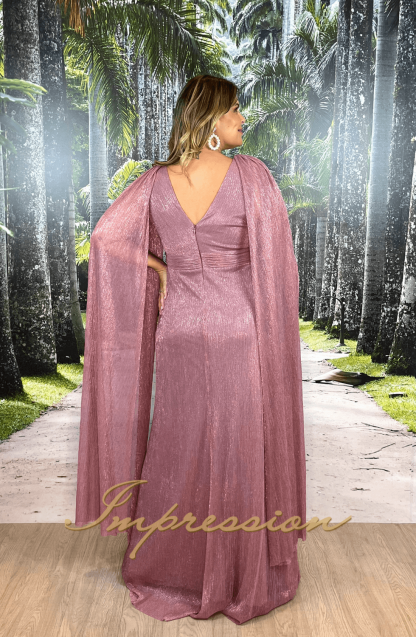 Vestido de Festa Longo Plus Size Rose - Imagem 5