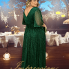 Vestido de Festa Longo Plus Size Verde - Image 2
