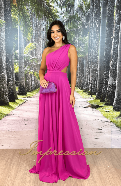 Vestido de Festa Longo Pink - Image 3