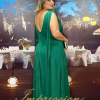 Vestido de Festa Longo Plus Size Verde Brilho - Imagem 2