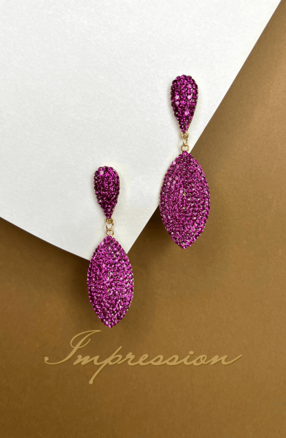 Brinco de Festa Fucsia