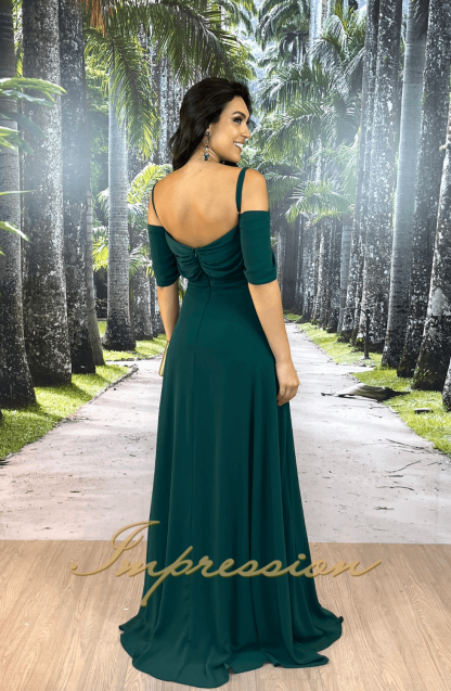 Vestido de Festa Longo Verde - Imagem 2