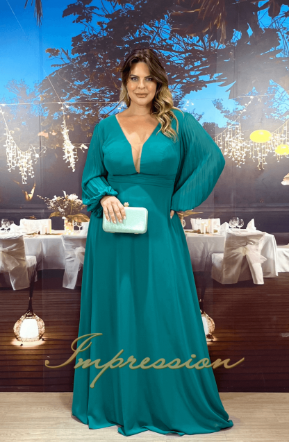 Vestido de Festa Longo Plus Size Tifany - Image 3