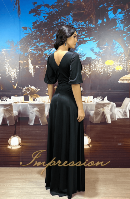 Vestido de Festa Longo Preto - Image 2