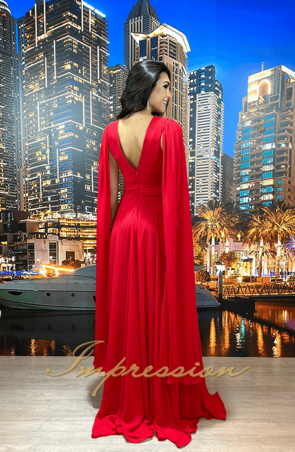 Vestido de Festa Longo Vermelho - Imagem 2