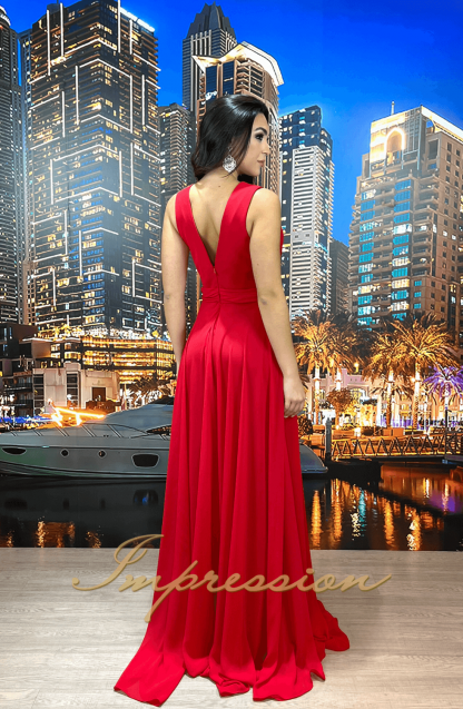 Vestido de Festa Longo Vermelho - Imagem 5