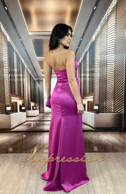Vestido de Festa Longo Fucsia - Image 2