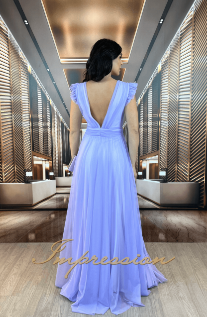 Vestido de Festa Longo Lavanda - Image 2