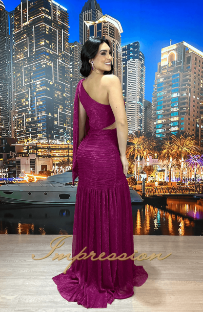 Vestido de Festa Longo Fucsia - Image 2
