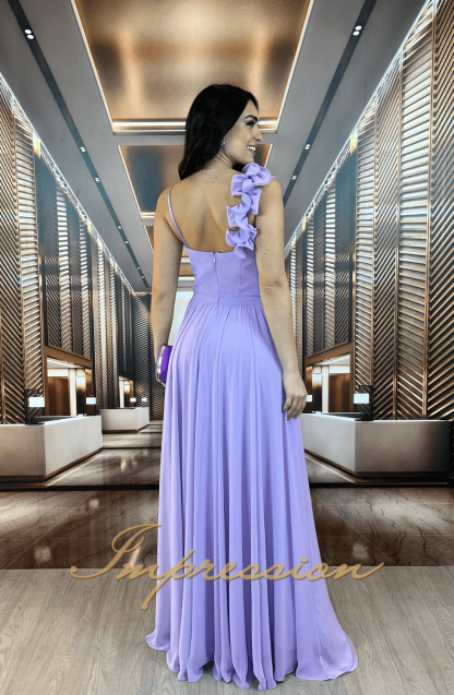 Vestido de Festa Longo Lavanda - Image 2
