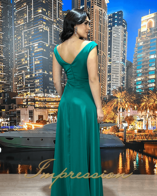 Vestido de Festa Longo Verde Esmeralda