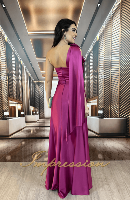Vestido de Festa Longo Fucsia - Image 2